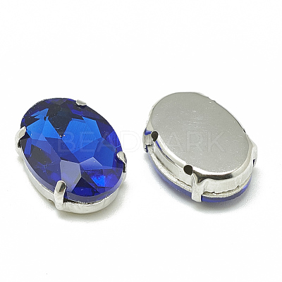 Sew on Rhinestone RGLA-T091-8x10mm-11P-1