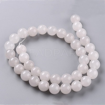 Natural White Jade Beads G-G766-C-28-1