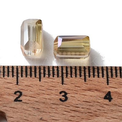 Electroplate Glass Beads EGLA-J023-8x4mm-05-1