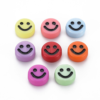 Opaque Acrylic Beads X-MACR-N008-55-B-1