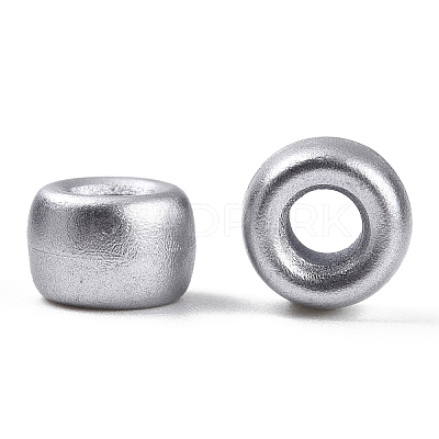 Spray Painted Plastic Beads KY-T025-01-G03-1