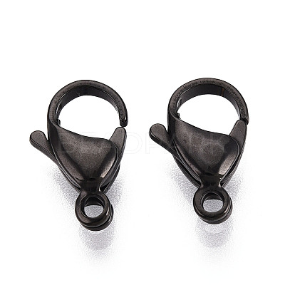 304 Stainless Steel Lobster Claw Clasps STAS-T065-15mm-34B-1