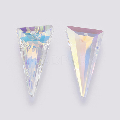 K9 Glass Rhinestone Pendants X-GLAA-K034-J01-1