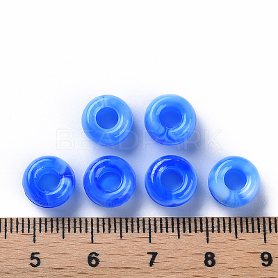 Acrylic European Beads MACR-S375-002B-02-1