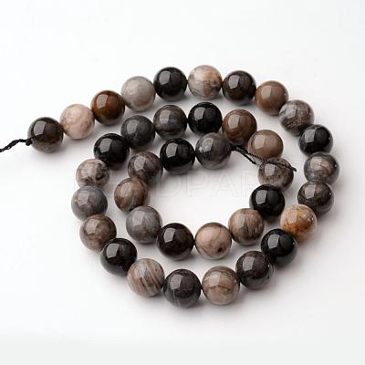 Natural Quartz Round Beads Strands G-K103-8mm-1