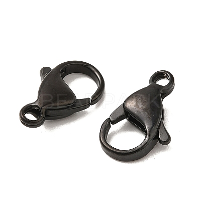 Ion Plating(IP) Polished 316 Surgical Stainless Steel Lobster Claw Clasps STAS-R072-15A-B-1