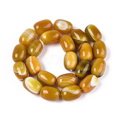 Natural Agate Beads Strands G-N356-02A-06-1