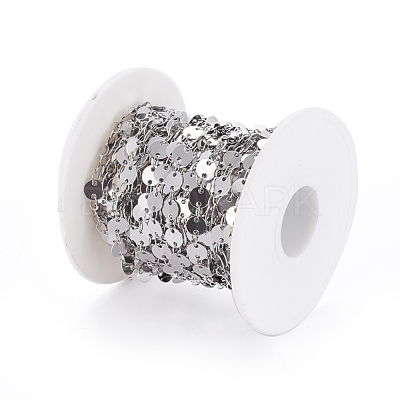 Tarnish Resistant 304 Stainless Steel Link Chains CHS-L019-01B-P-1