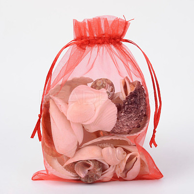 Organza Gift Bags with Drawstring OP-R016-13x18cm-01-1