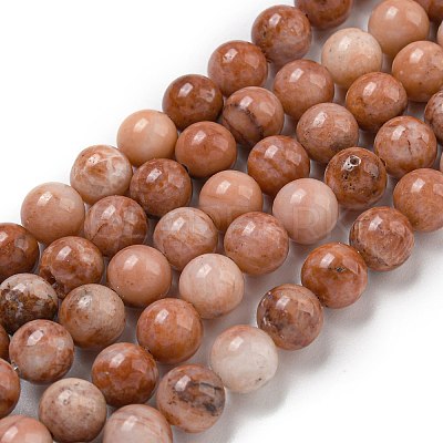 Natural Pink Aventurine Beads Strands LS-G-P257-05-8mm-1