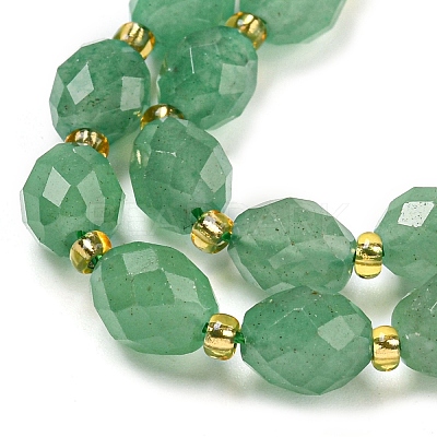 Natural Green Aventurine Beads Strands G-N342-42-1