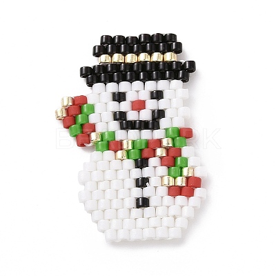 Handmade MIYUKI Japanese Seed Loom Pattern Seed Beads PALLOY-MZ00059-06-1