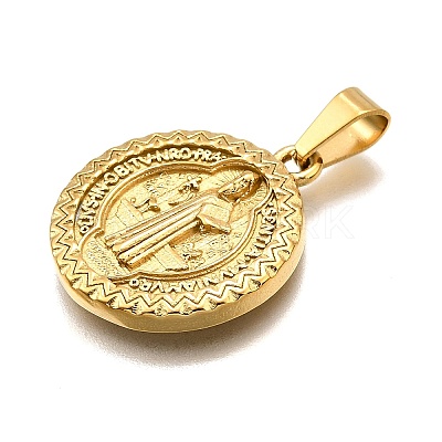 304 Stainless Steel Pendants STAS-B086-10E-G-1