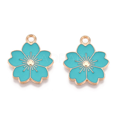 Alloy Enamel Pendants ENAM-S121-115G-1