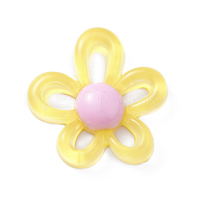 Translucent Resin Cabochons RESI-K021-01D-1