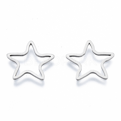 Non-Tarnish 201 Stainless Steel Linking Rings STAS-N090-T19-1-1