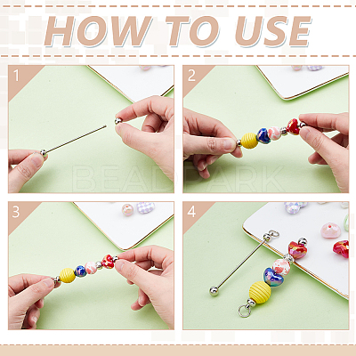 Alloy Beadable Keychain Bar AJEW-WH0314-898-1