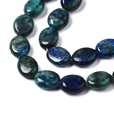 Natural Chrysocolla and Lapis Lazuli Beads Strands X-G-N330-031-1