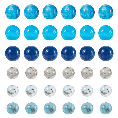 2 Strands 2 Styles Dyed Natural Dragon Veins Agate Beads Strands G-TA0002-44-1