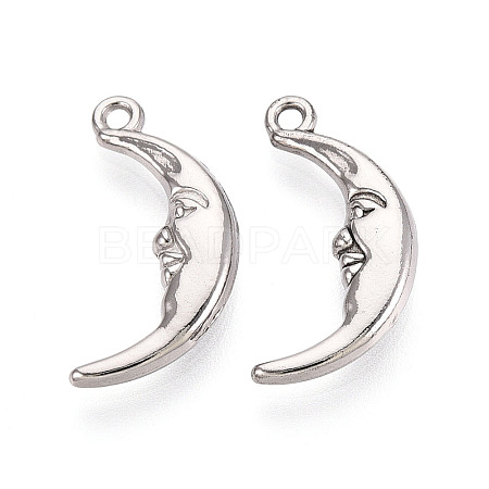 304 Stainless Steel Pendants STAS-N114-37P-1