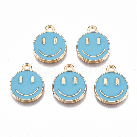 Alloy Enamel Charms ENAM-S121-165B-RS-1