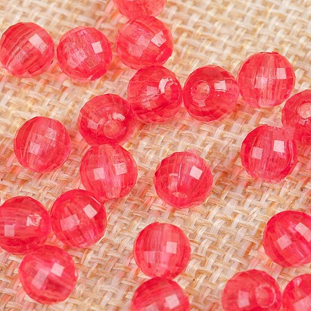 Transparent Acrylic Beads TACR-NH0001-B-18-1