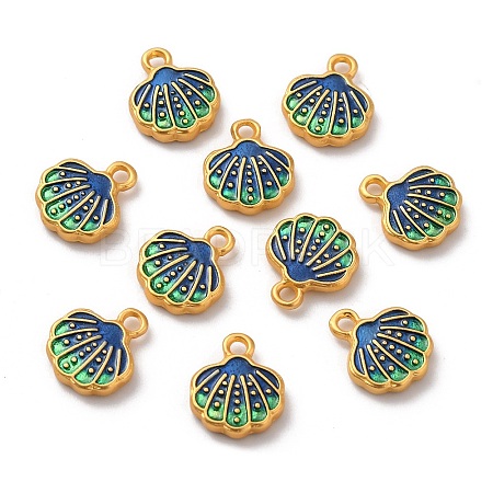 Alloy Enamel Pendants ENAM-B056-07G-1