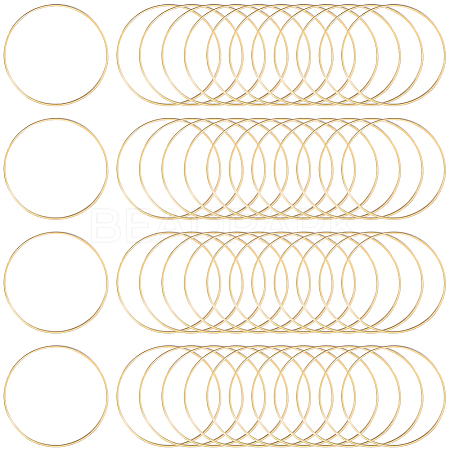50Pcs Brass Linking Rings KK-SP0002-12B-1