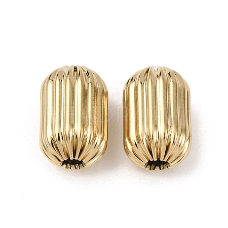 Textured 304 Stainless Steel Beads STAS-I358-11G-06-1