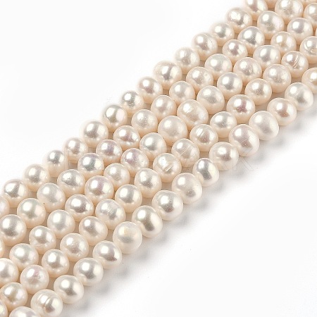 Natural Cultured Freshwater Pearl Beads Strands PEAR-L033-15-01-1