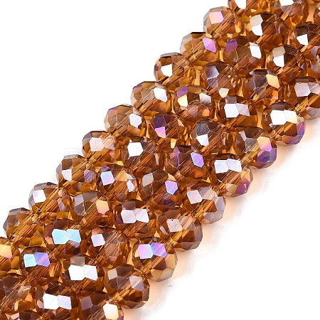 Electroplate Glass Beads Strands LS-EGLA-A044-T8mm-B04-1