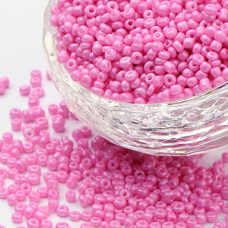 Baking Paint Glass Seed Beads SEED-US0003-2mm-K2-1