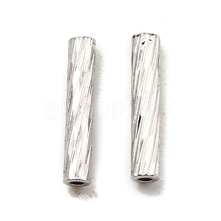 Non-Tarnish 304 Stainless Steel Tube Beads STAS-G310-37A-P-1