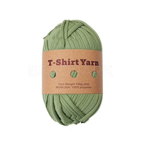 1 Skein Polyester Cloth Yarn AJEW-SZ0002-67E-1