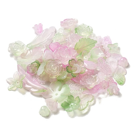 Imitation Jelly Acrylic Beads OACR-H039-02E-1