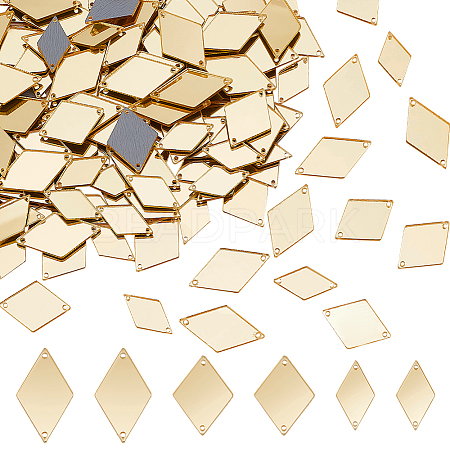 300Pcs 3 Styles Rhombus Acrylic Mirror Sew on Rhinestone FIND-PH0020-08C-1