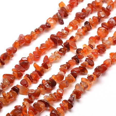 Natural Agate Chip Bead Strands G-M205-47-1