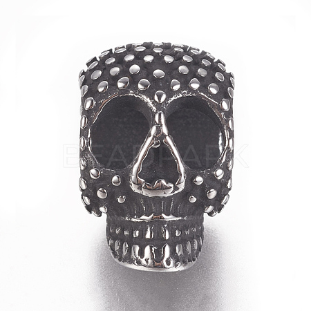 304 Stainless Steel Beads STAS-F212-040AS-1