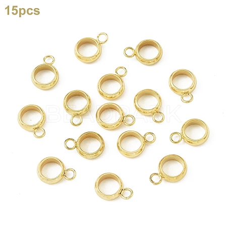 15Pcs 201 Stainless Steel Tube Bails STAS-YW0003-30B-1