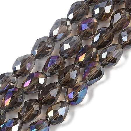 Transparent Electroplate Glass Beads Strands LS-EGLA-N013-T4mm-B27-1