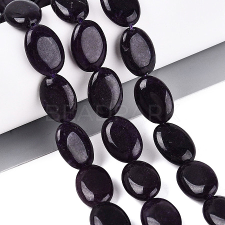 Dyed Natural White Jade Beads Strands G-N370-01A-02-1