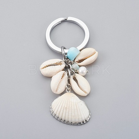 Electroplate Shell Keychain KEYC-JKC00177-1