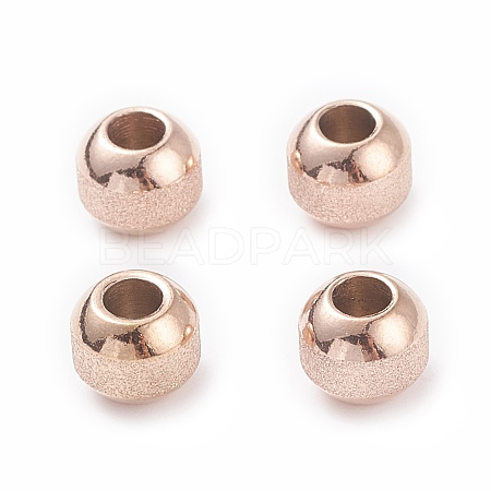 Ion Plating(IP) Textured 304 Stainless Steel Beads STAS-P306-01C-RG-1