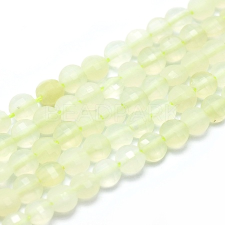 Natural Lemon Jade Beads Strands G-G792-17-1
