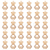 ARRICRAFT 30Pcs Alloy Crystal Rhinestone Pendants ALRI-AR0001-04-1