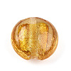 Handmade Silver Foil Glass Beads SLF15mmY-04-1