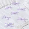 10Pcs Bowknot Polyester Alligator Hair Clips AJEW-LP0008-08E-3