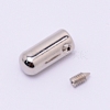 Zinc Alloy End Caps PALLOY-WH0072-45P-1