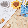 100Pcs Stainless Steel U Shaped Cloth Locating Needle for Sewing Quilting Crafts and Embroidery DIY-SP0007-55P-4