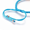 Nylon Cord Braided Bead Bracelets Making BJEW-F360-FRG06-3